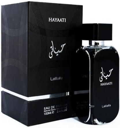 Lattafa Hayaati Al Maleky (Negro) Edp 3.4oz