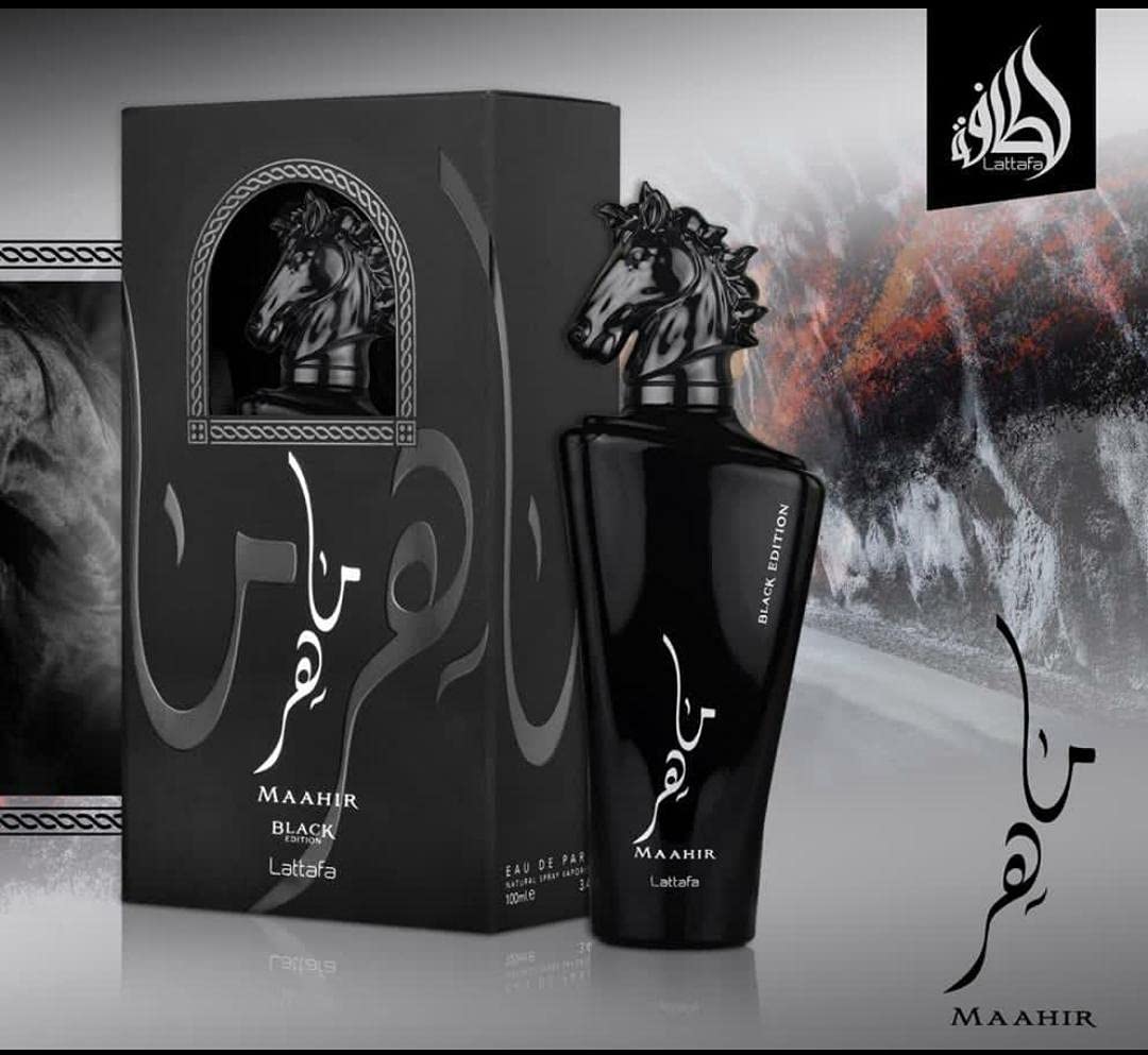 Lattafa Maahir Black Edition Edp 3.4oz