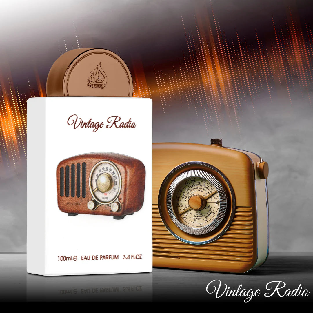 Lattafa Vintage Radio Edp 3.4ml